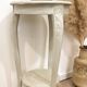 Vintage wooden side table, patinated.