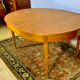 Oval table in cherry style Directoire with 3 extensions, 10 people.