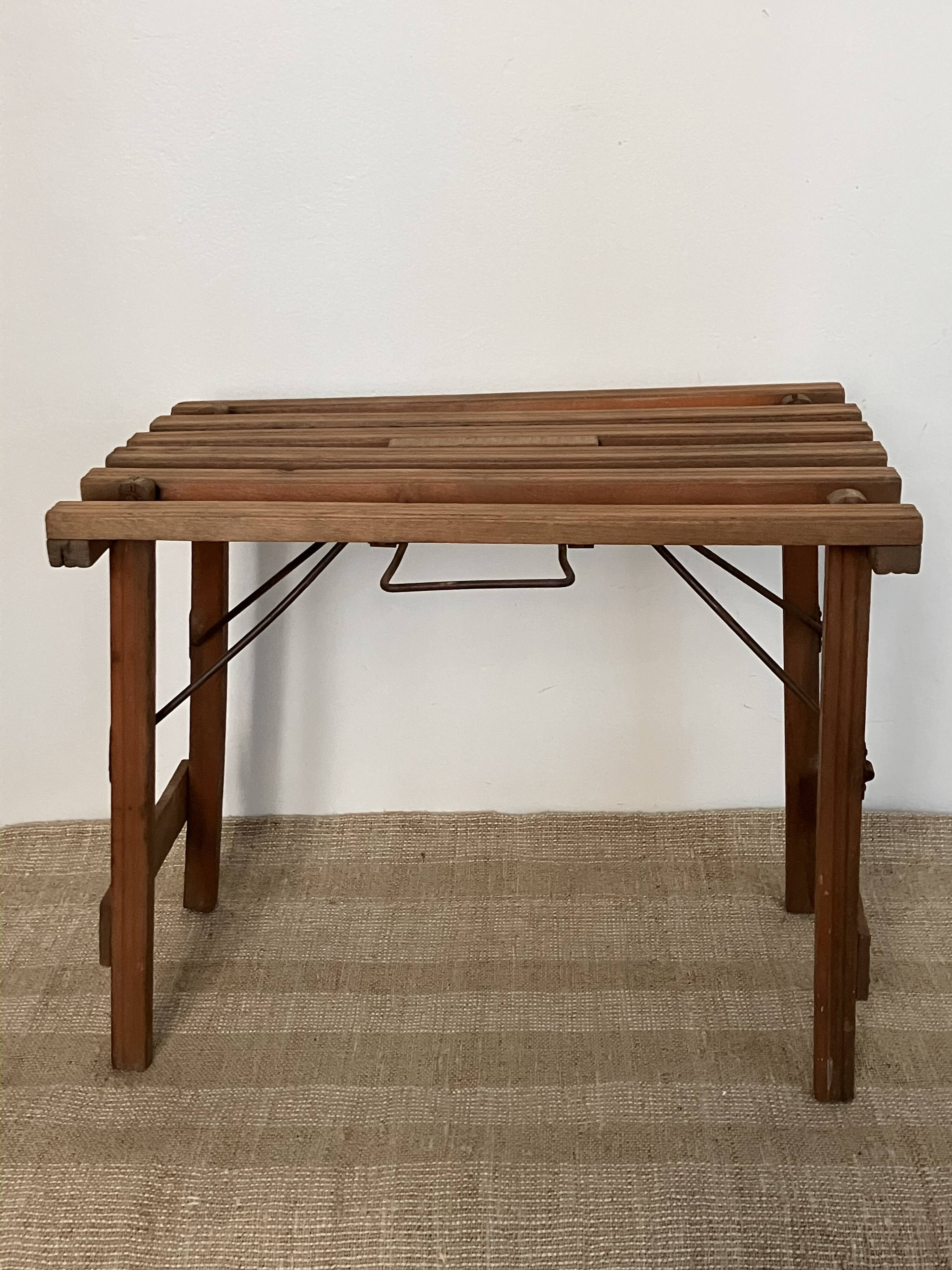Folding stool for fisherman or painter