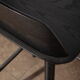 Black ash stool seating height 75cm