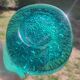 Kosta Boda art ashtray solid glass emerald circa 1970