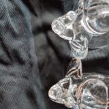 Pairs empty pockets / ashtray elephants crystal valves