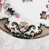 English Ceramic Plate Beech Hancock mod: Jeddo S.XIX Chinese Inspired Floral Patterns