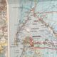 Plateau map of France Cap Ferret Le Pyla 1960