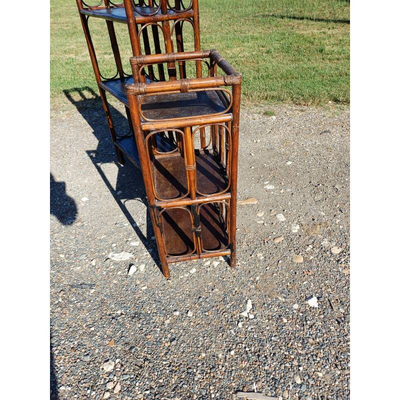 2 vintage rattan furniture