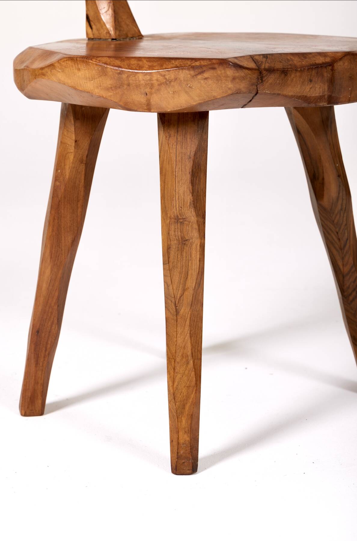 Butalist chair in olive tree, 1960s
