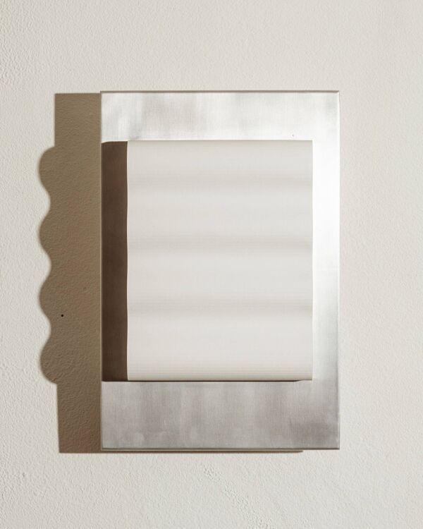 Applique frame en aluminium brut m