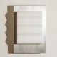 Applique frame en aluminium brut m
