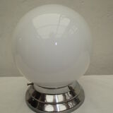 Ceiling lamp or wall sconce, in white opaline