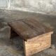 Small auxiliary stool in light antique teak (3302)
