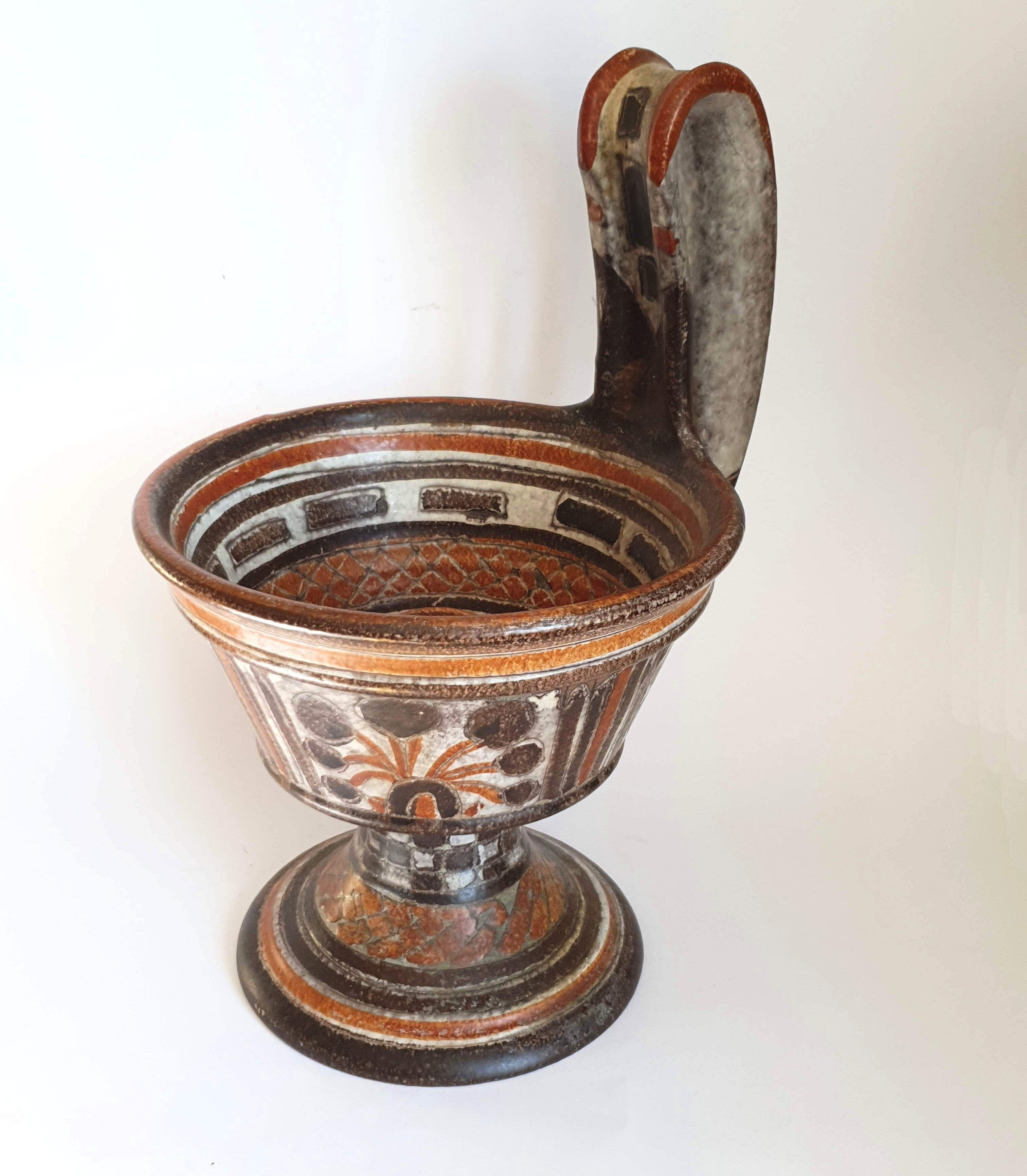 Ceramic candle holder, Italica Art, 50/60s