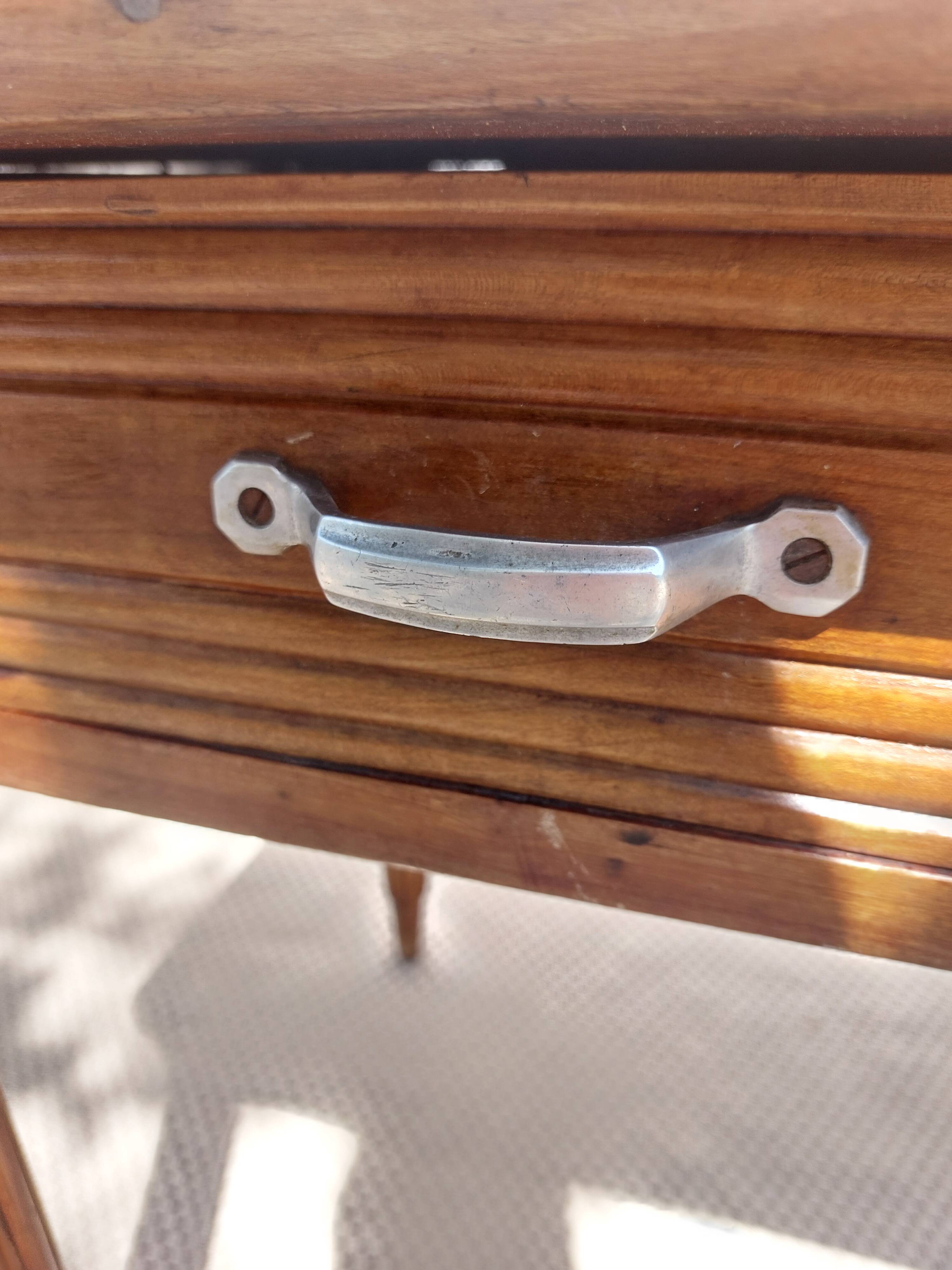 bistro table, countryside or office, 2 drawers