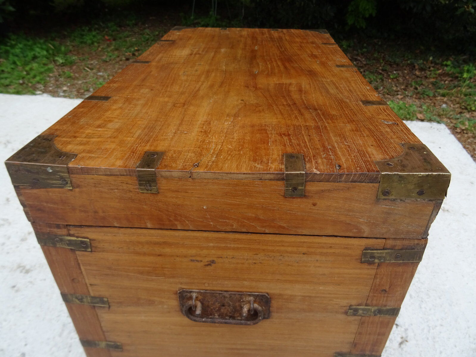 Naval officer chest in camphor