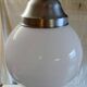 Bauhaus opaline globe suspension XL - mid 20th century