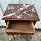 Louis XVI Style Walnut Bedside Table – Early 20th Century