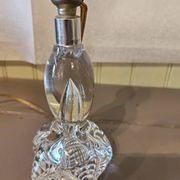 Pied de lampe vintage en verre