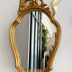 Old gilded mirror 40x24 cm