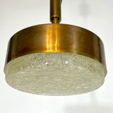 Mid-century Stilnovo brass pendant light from 50s
