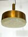 Mid-century Stilnovo brass pendant light from 50s