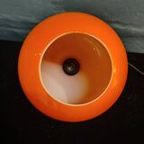 Vintage orange sphere chandelier