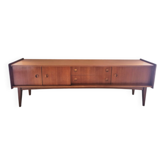 Scandinavian design sideboard in vintage teak