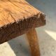 Stool in blond teak
