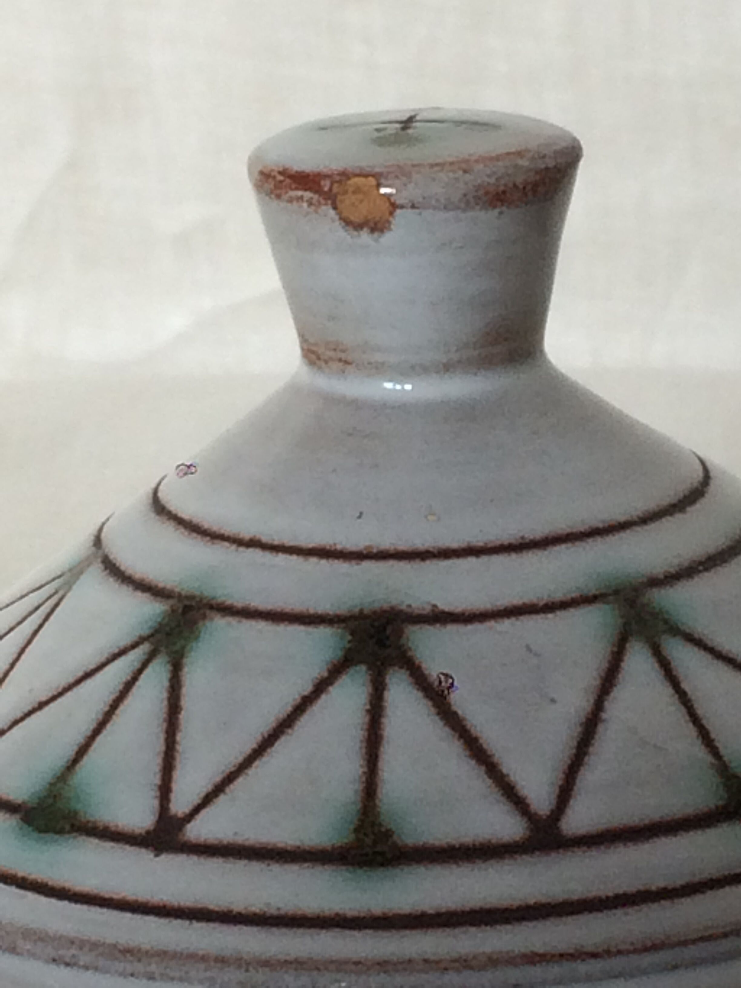 Ceramic pot Michel Barbier workshop Le Murier