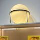 Garrault Delord Prisunic Monoprix design lamp limited edition 210 copies signed vintage Space Age opaline