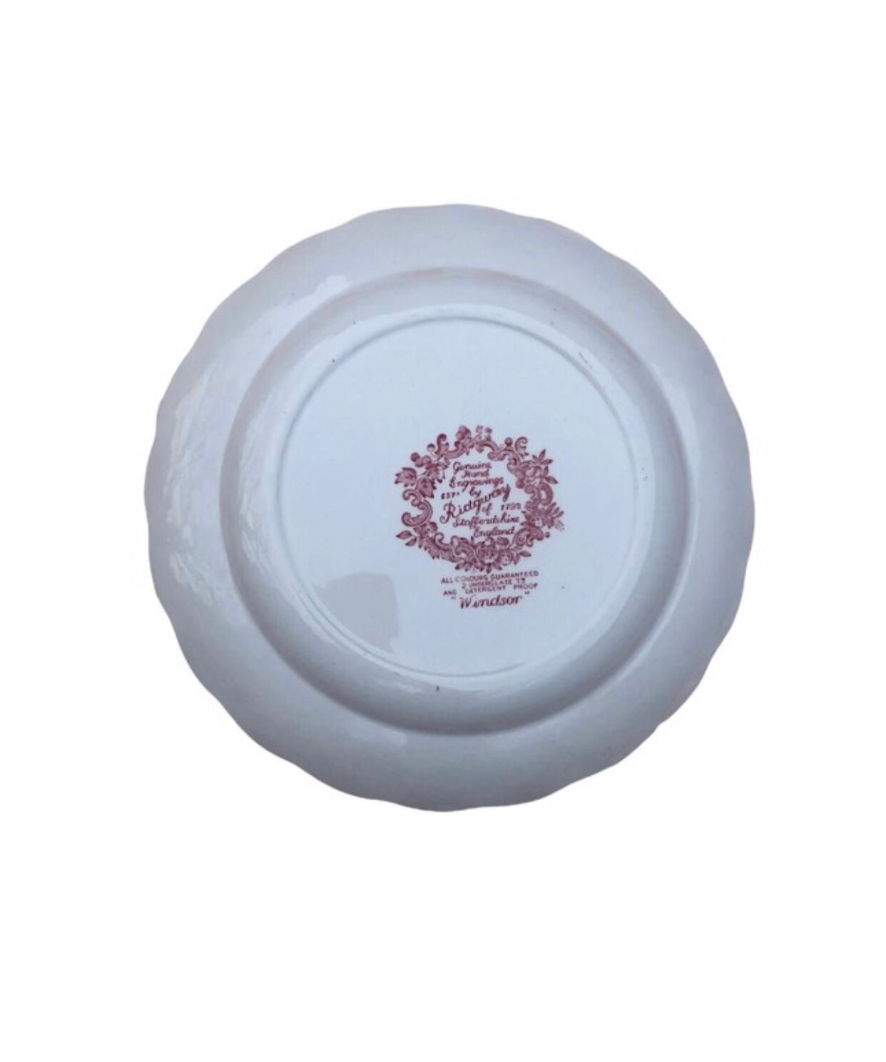 6 English dessert plates