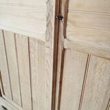 Raw oak cabinet