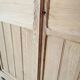 Raw oak cabinet