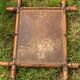 Vintage bamboo mirror