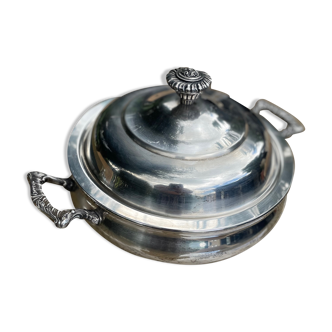 Silver metal tureen wm rogers