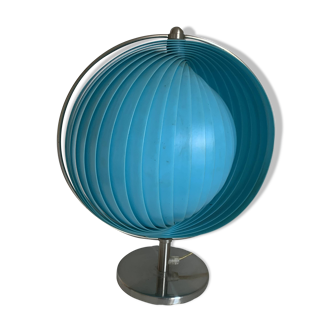 Vintage 1980 Kare Moon blue designer lamp - 37 cm