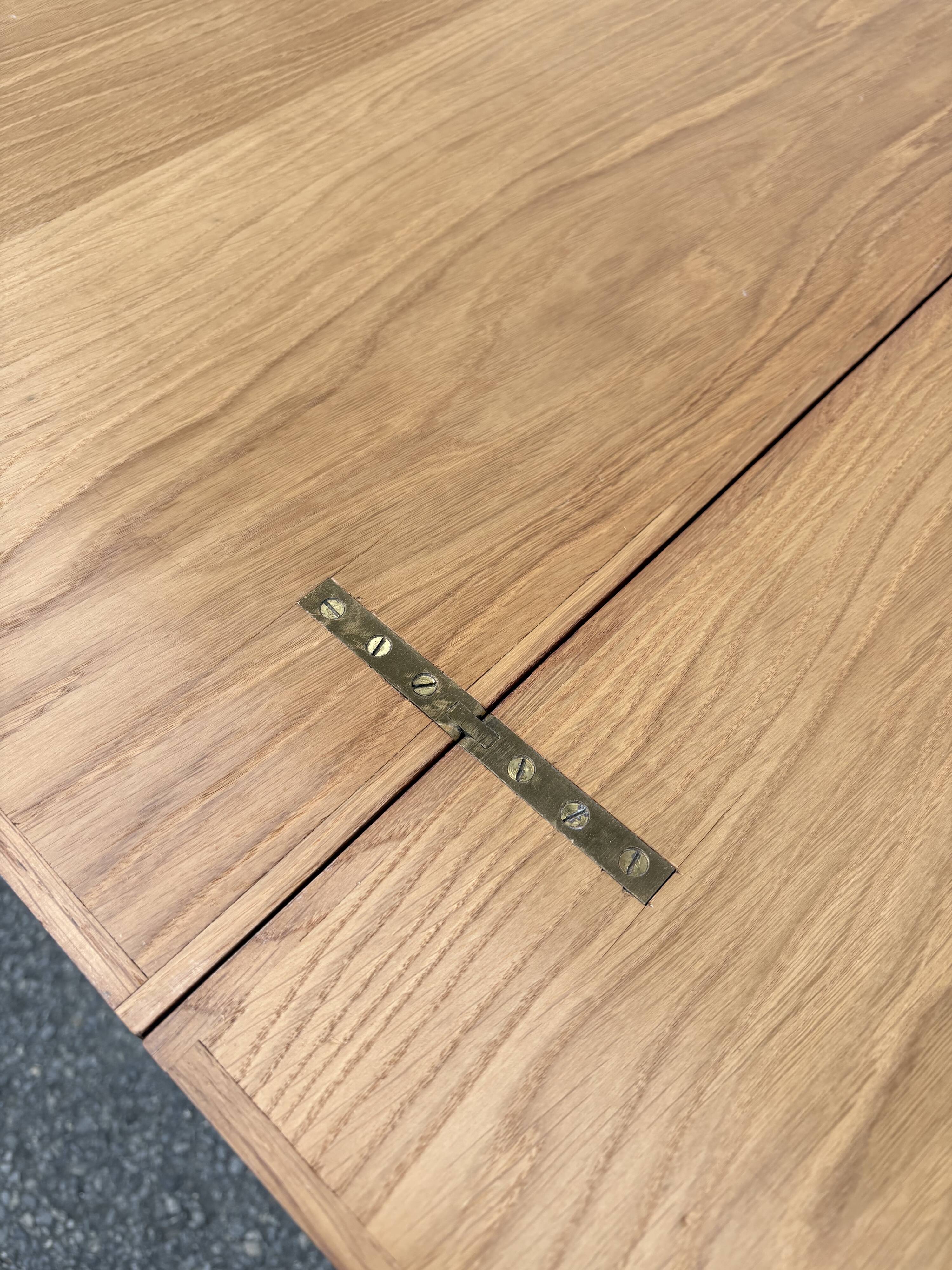 Extendable Scandinavian table from the 1950s – light wood