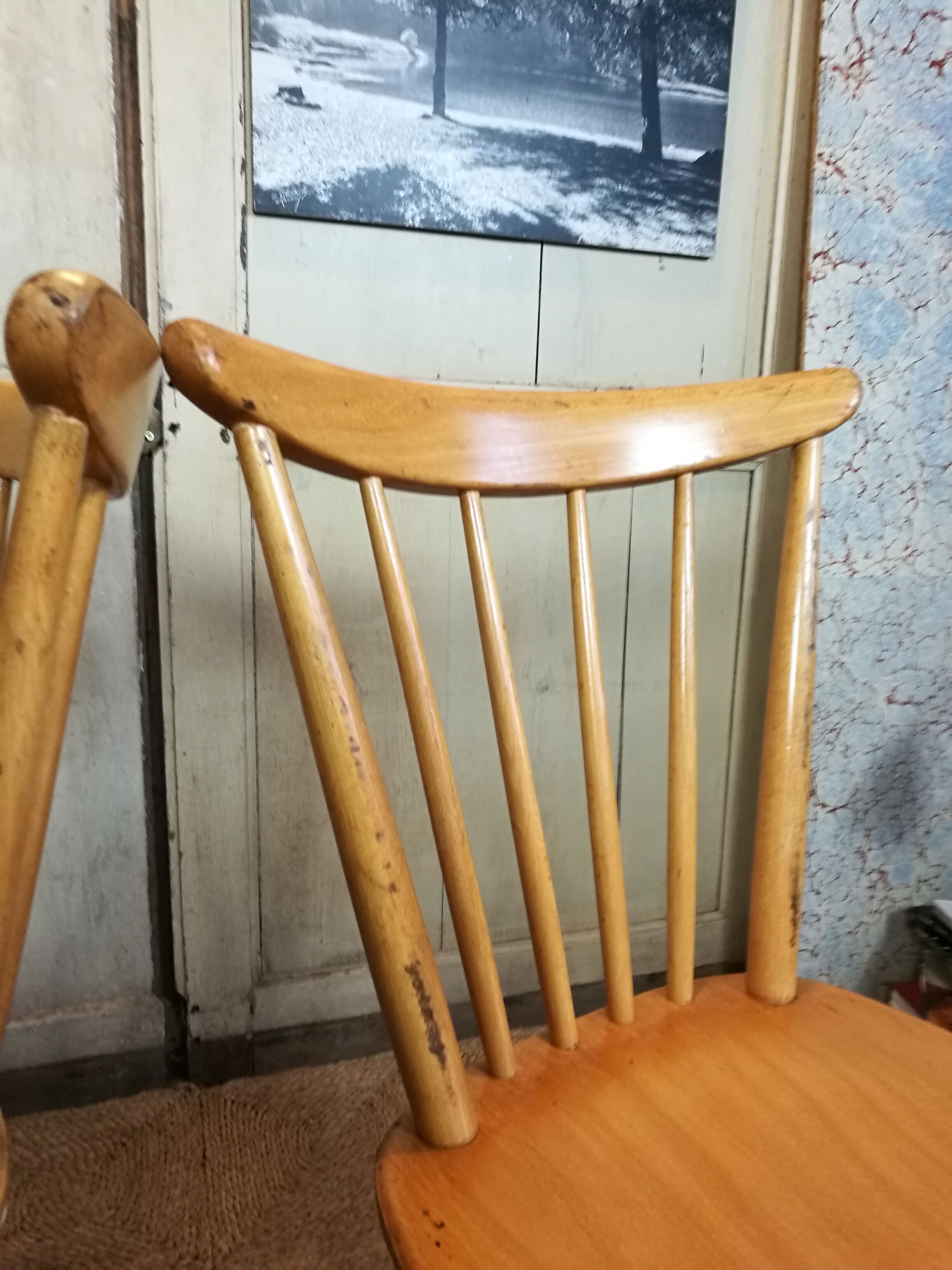 Pair of Scandinavian chairs