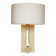 Mid-century table lamp in travertine, Italy, 1970s