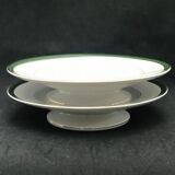 Assiettes sur piédestal XIX siècle Villeroy and Boch