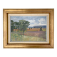 Swedish Modernist Landscape Oil Painting 1960s