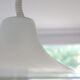 Pair of Cinea suspensions, Leucos workshop, handmade in Murano, design Giusto Toso, circa 197