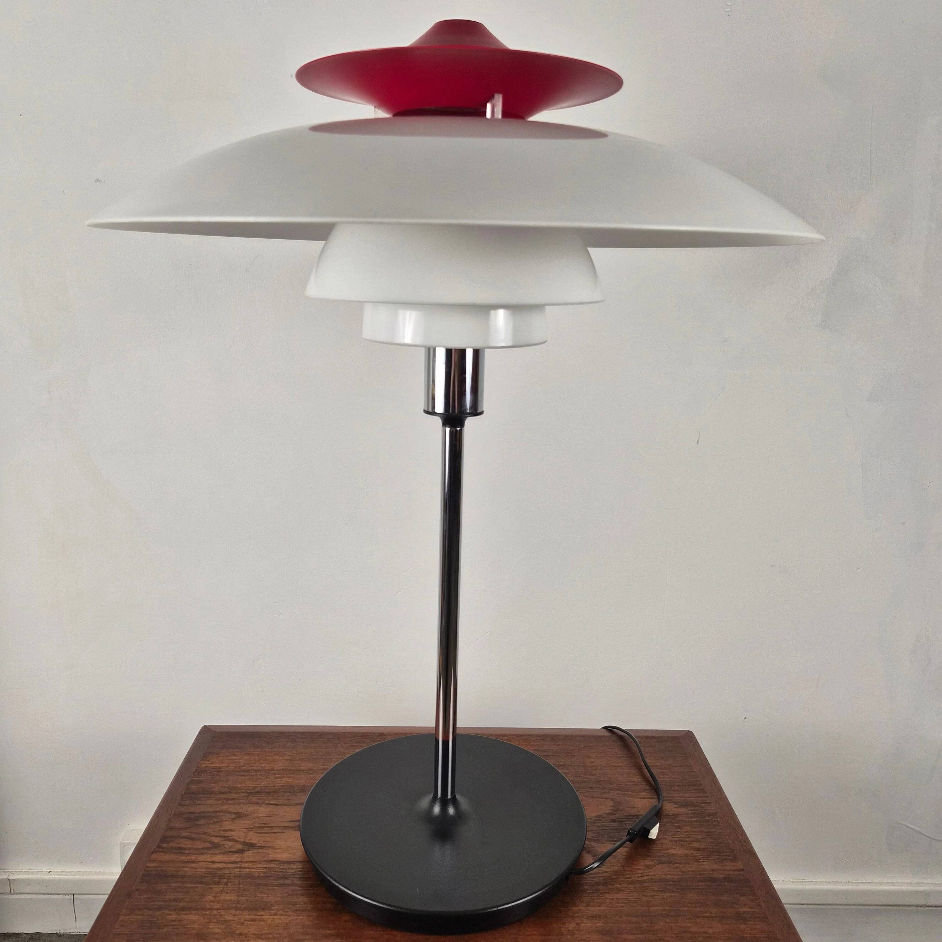 PH80 table lamp by Poul Henningsen for Louis Poulsen, Denmark, 1970