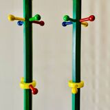 Pair of vintage children's coat racks - pencil shape