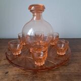 Pink alcohol service, 1960s