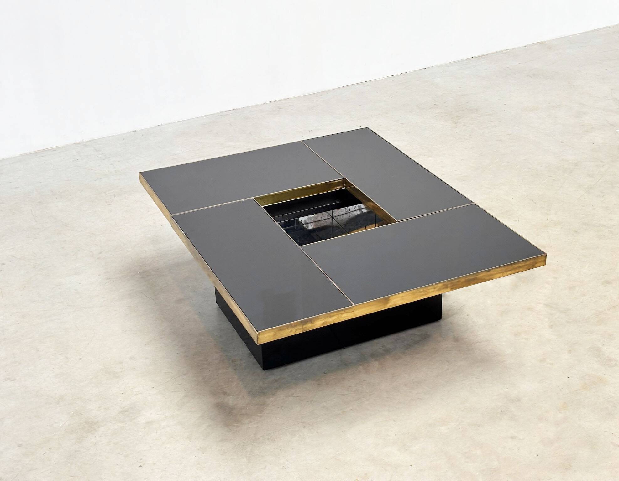 Belgo Chrom bar coffee table, 1970s