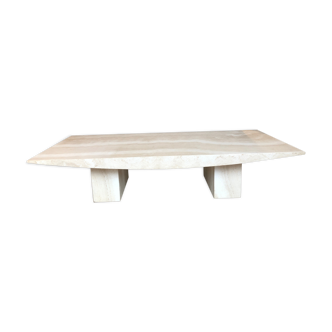Travertine coffee table 1970