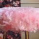 Pink moumoute tripod stool