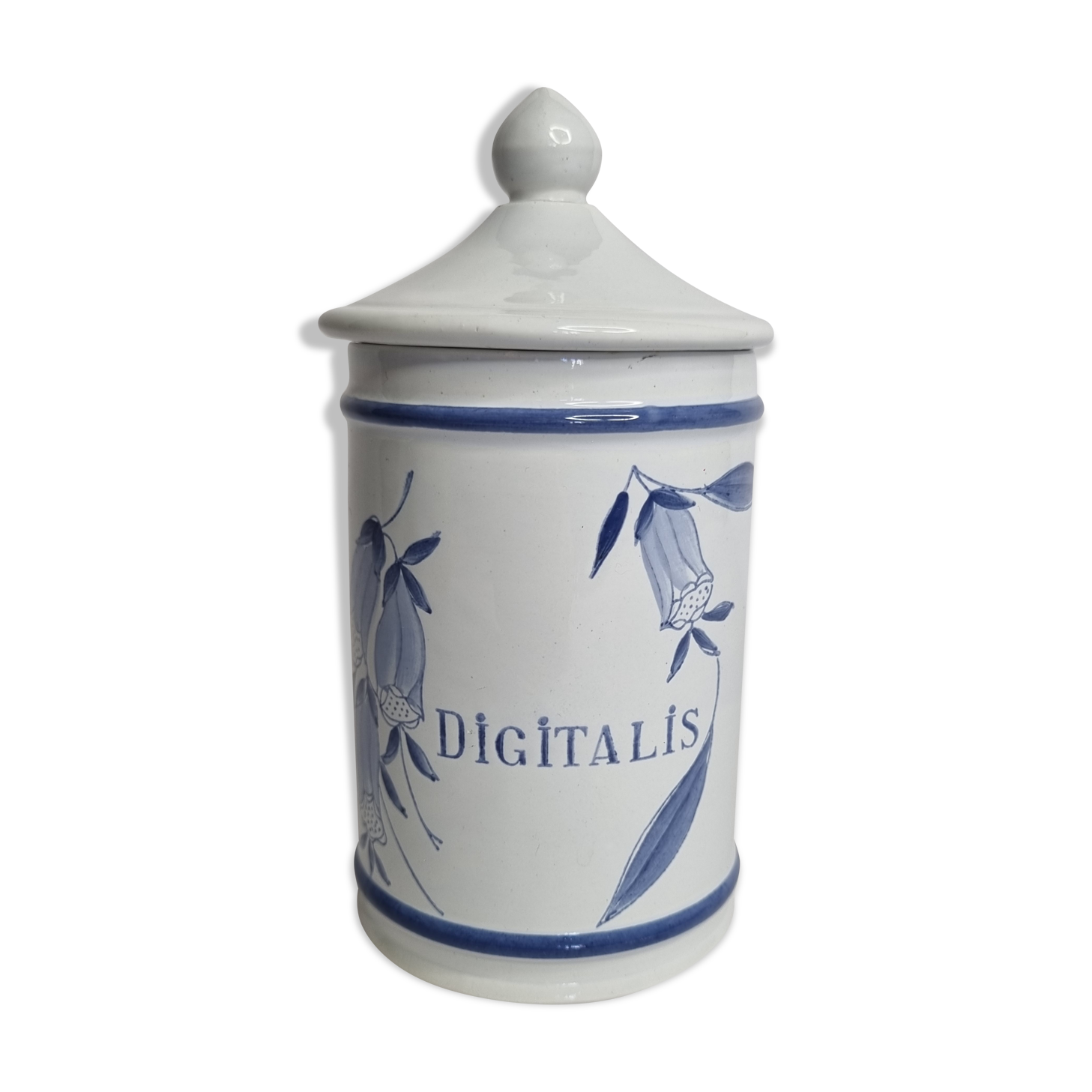 Pharmacy pot in earthenware from Longchamp Digitalis