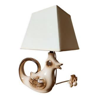 Ceramic bird lamp W-Germany