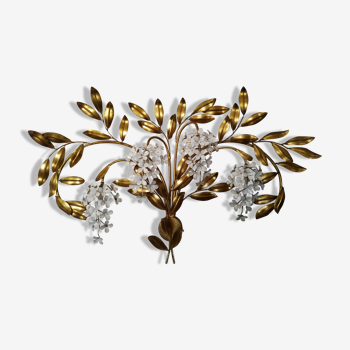 Masca italy spectaculaire applique fleurs et feuillage