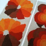 Ensemble de 2 Tapis Desso vintage, années 1970 multicolores